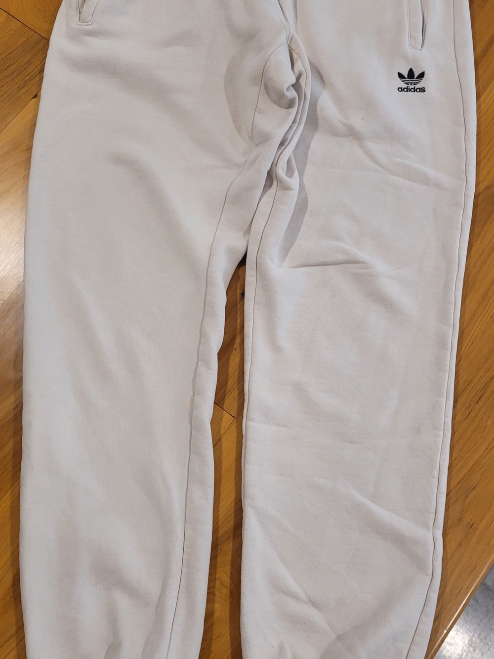 adidas Off-White Men's Jogger Sweatpants with Trefoil Logo